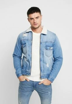 Redefined Rebel DENNIS JACKET - Denim Jacket - Light Blue