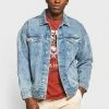 Redefined Rebel RRASHTON JACKET UNISEX - Denim Jacket - Light Blue