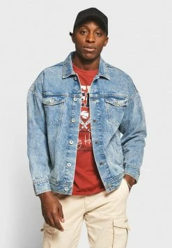 Redefined Rebel RRASHTON JACKET UNISEX - Denim Jacket - Light Blue