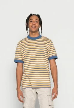 Redefined Rebel KAYSON TEE UNISEX - Print T-shirt - Navy