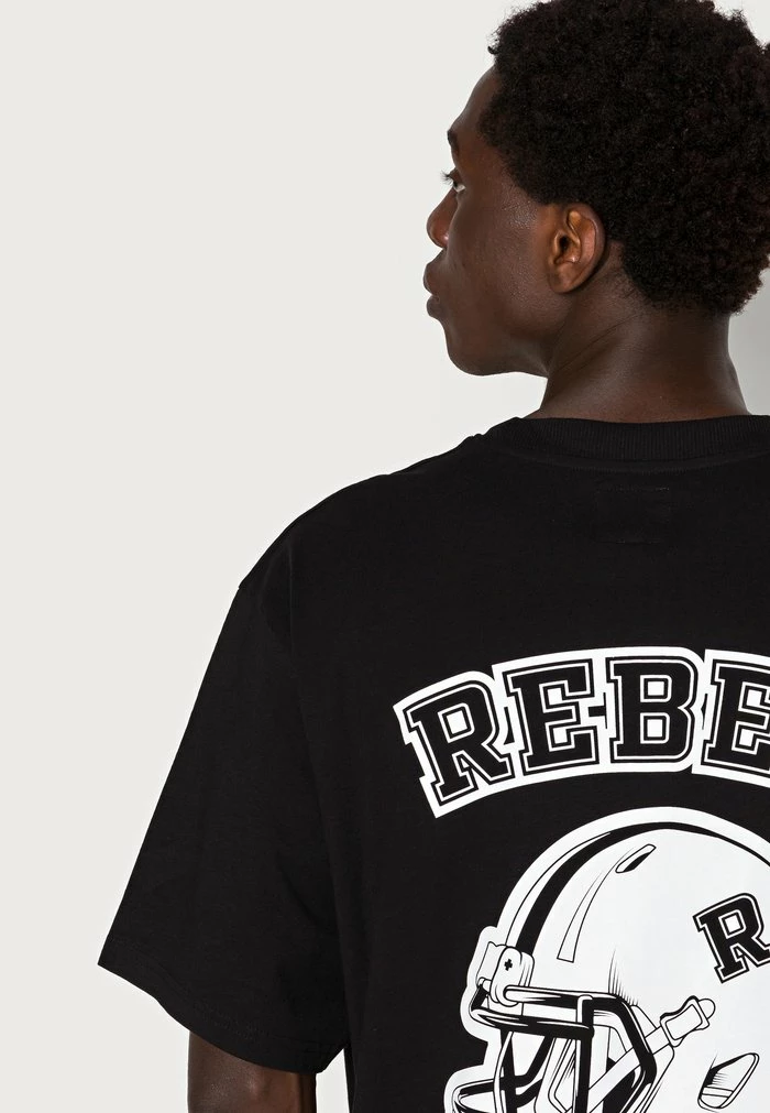 BRANDEN TEE UNSIEX - Print T-shirt - black