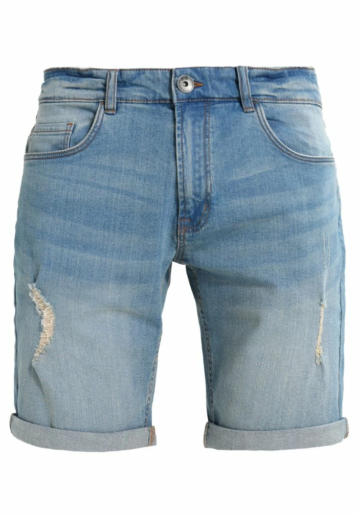 OSLO DESTROY - Denim shorts - skyway blue