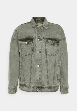 Redefined Rebel RRASHTON JACKET UNISEX - Denim Jacket - Grey