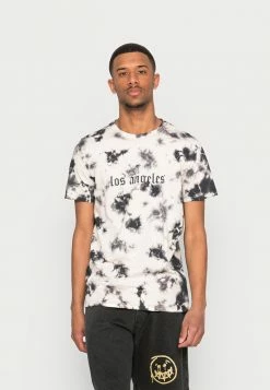 Redefined Rebel UNISEX JAYLEN TEE - Print T-shirt - Black