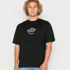 Redefined Rebel JESPER TEE UNISEX - Print T-shirt - Black