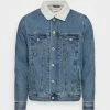 Redefined Rebel RAVEN JACKET UNISEX - Denim Jacket - Light Blue