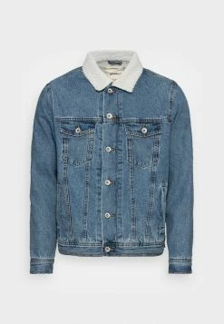 Redefined Rebel RAVEN JACKET UNISEX - Denim Jacket - Light Blue