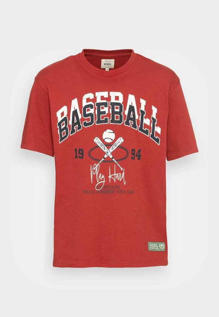 FOSTER TEE UNISEX - Print T-shirt - rosewood