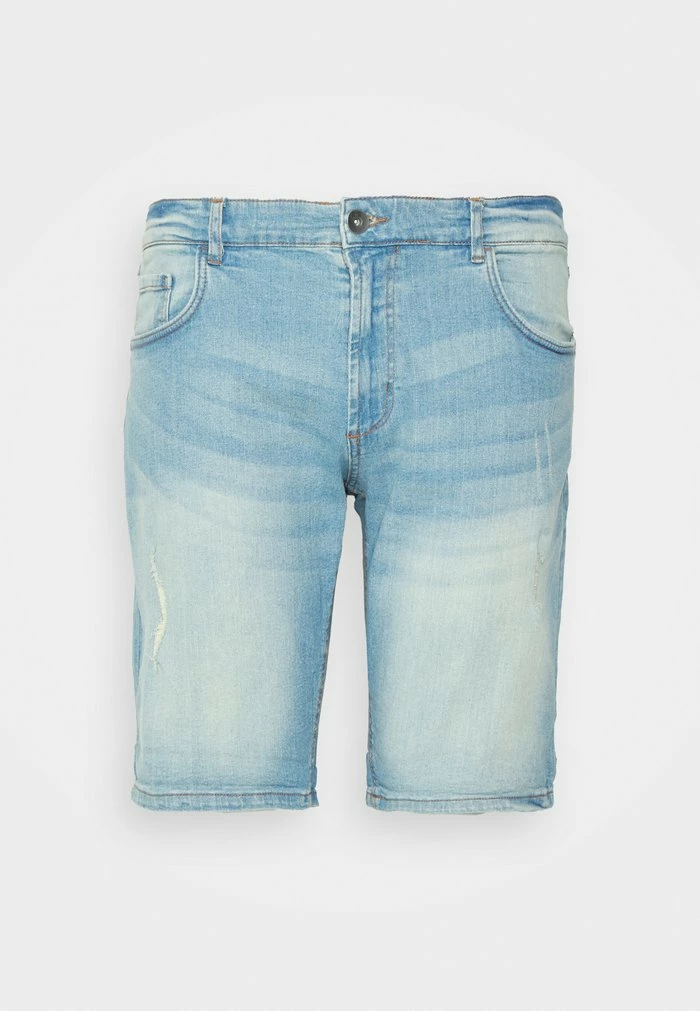OSLO DESTROY PLUS - Denim shorts - skyway blue