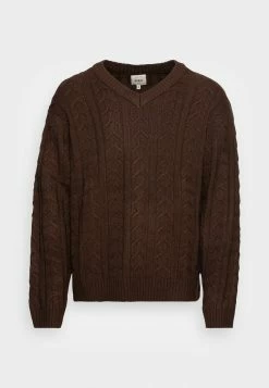 Redefined Rebel PAUL - Jumper - Chocolate Brown