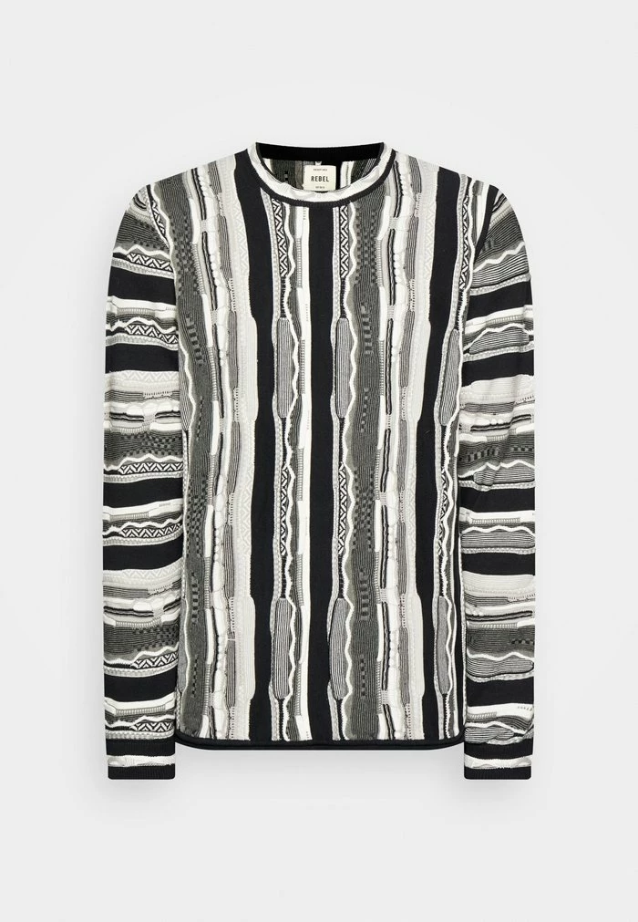 HERNANDES - Jumper - black white