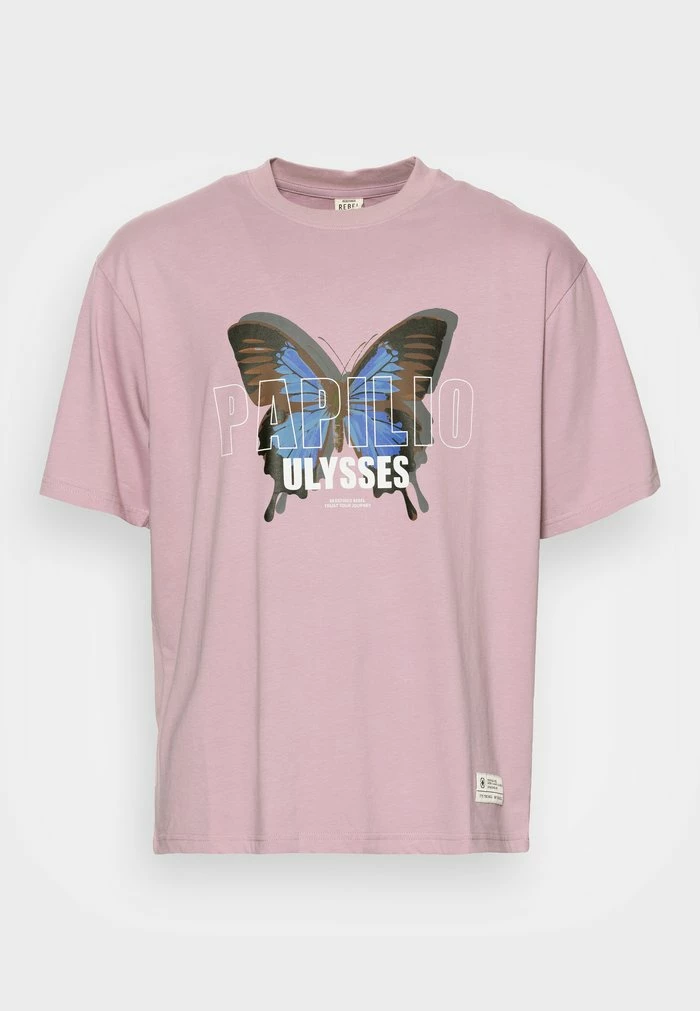 CHRISTIAN TEE UNISEX - Print T-shirt - sea fog