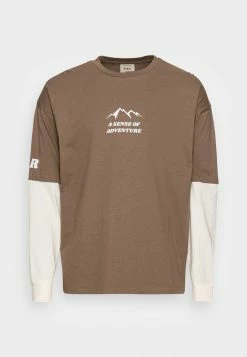 Redefined Rebel JOSEPH TEE - Long Sleeved Top - Walnut