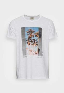 Redefined Rebel AMARI TEE - Print T-shirt - White