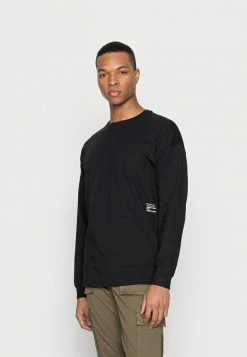 Redefined Rebel BALOU TEE - Long Sleeved Top - Black