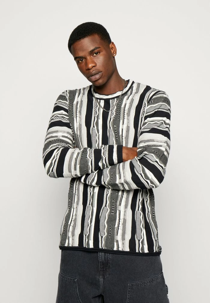 HERNANDES - Jumper - black white