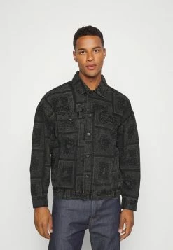 Redefined Rebel SHUAN JACKET UNISEX - Denim Jacket - Black Stone