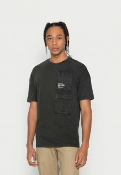 Redefined Rebel MILLER TEE - Print T-shirt - Black