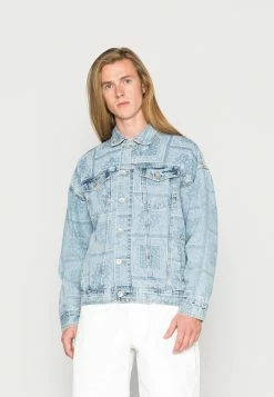 Redefined Rebel SHUAN JACKET UNISEX - Denim Jacket - Light Blue