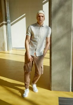 Redefined Rebel JOSIAH PANTS - Cargo Trousers - Fungi