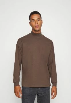 Redefined Rebel DANIEL TEE UNISEX - Long Sleeved Top - Chocolate Brown