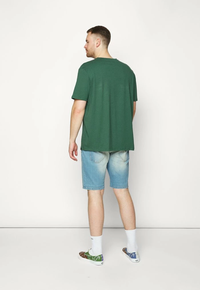 OSLO DESTROY PLUS - Denim shorts - skyway blue