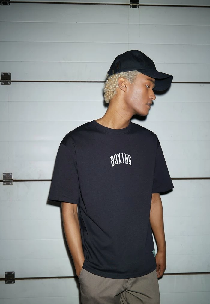 FOSTER TEE UNISEX - Print T-shirt - black