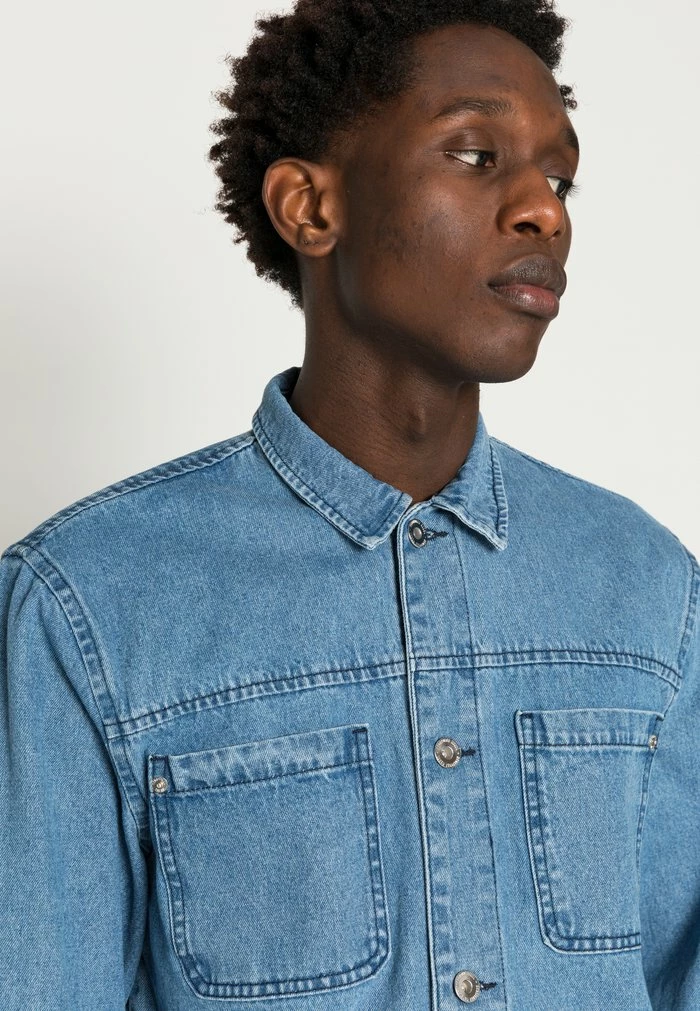 RREDDIE JACKET UNISEX - Denim jacket - light blue