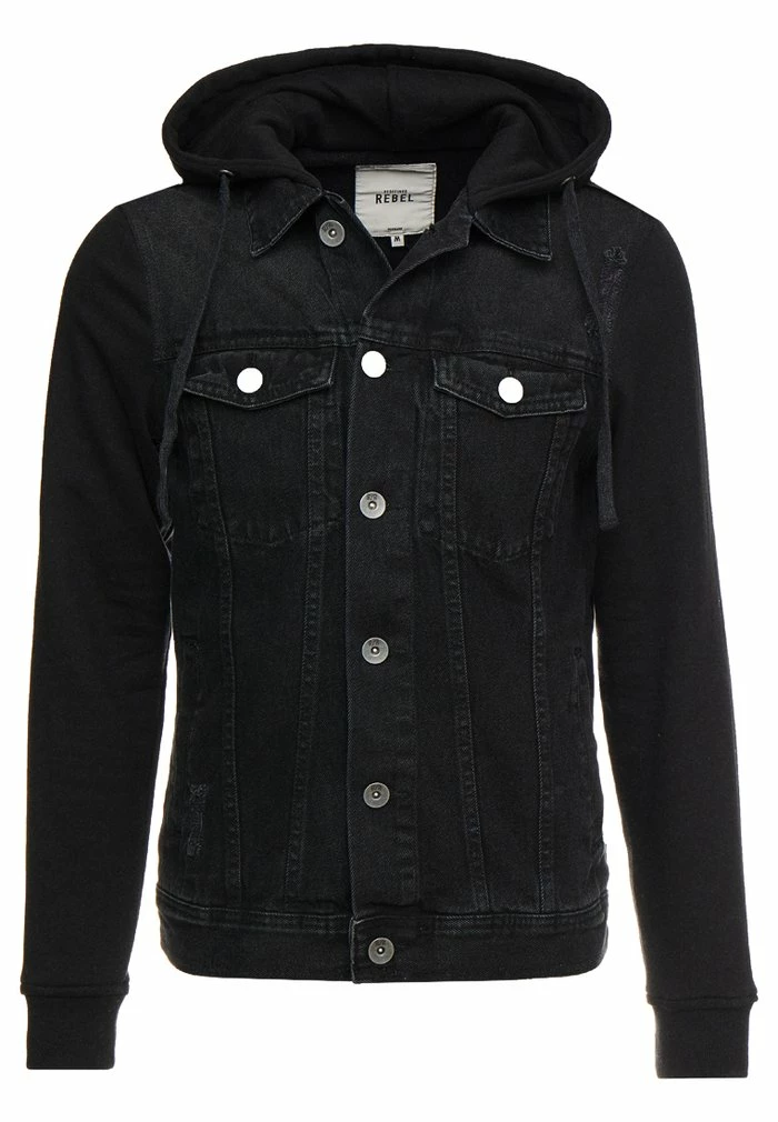 FUNDA JACKET - Denim jacket - black