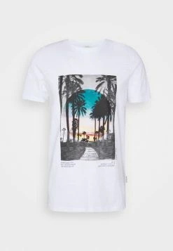 Redefined Rebel AMARI TEE - Print T-shirt - White