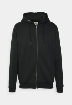 Redefined Rebel LEONARDO UNISEX - Zip-up Sweatshirt - Black