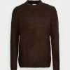 Redefined Rebel DUSTIN UNISEX - Jumper - Chocolate Brown