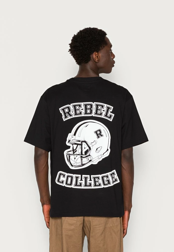 BRANDEN TEE UNSIEX - Print T-shirt - black