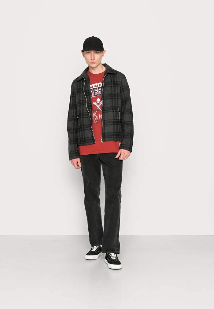 FOSTER TEE UNISEX - Print T-shirt - rosewood