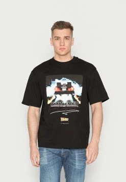 Redefined Rebel RRSEATTLE TEE - Print T-shirt - Black