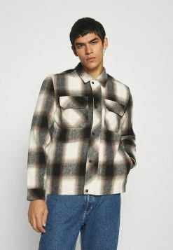 Redefined Rebel ORTON OVERSHIRT - Light Jacket - Offwhite