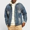 Redefined Rebel RRASHTON JACKET UNISEX - Denim Jacket - Mid Blue