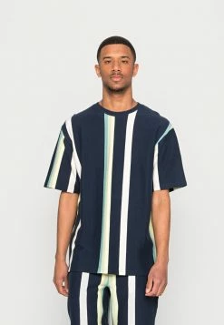 Redefined Rebel UNISEX SHANE TEE - Basic T-shirt - Navy Blazer