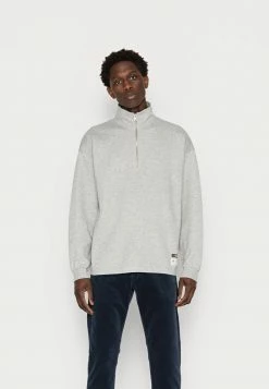 Redefined Rebel ADRIEN UNISEX - Sweatshirt - Light Grey Melange