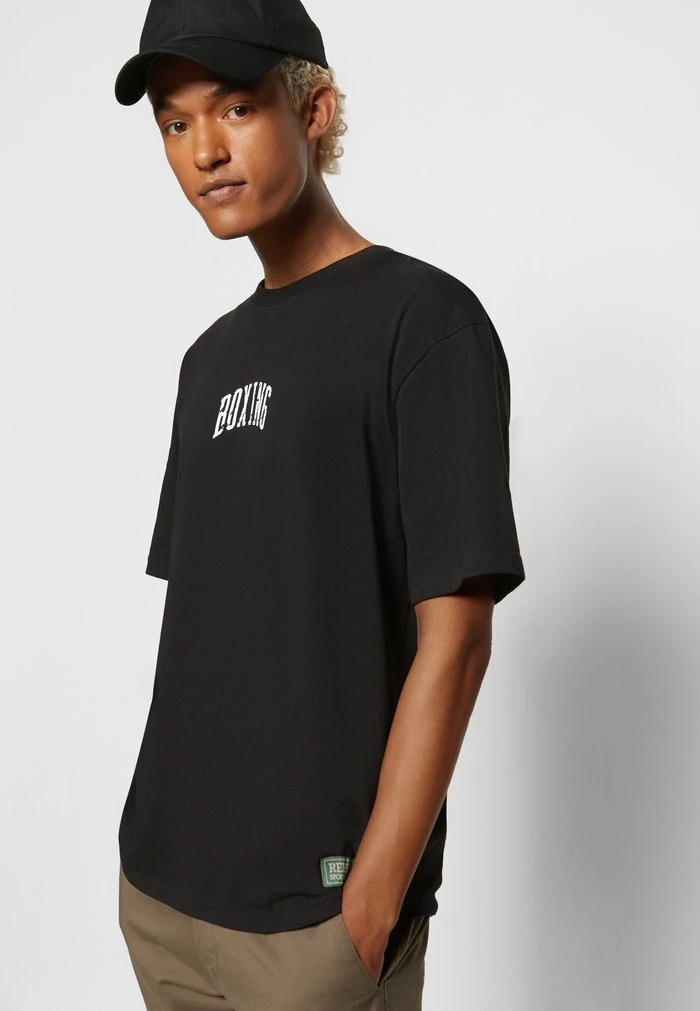 FOSTER TEE UNISEX - Print T-shirt - black