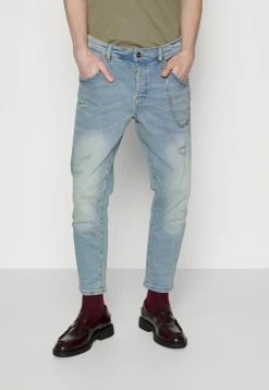 Redefined Rebel RRHOUSTON DESTROY - Relaxed Fit Jeans - Arctic Blue