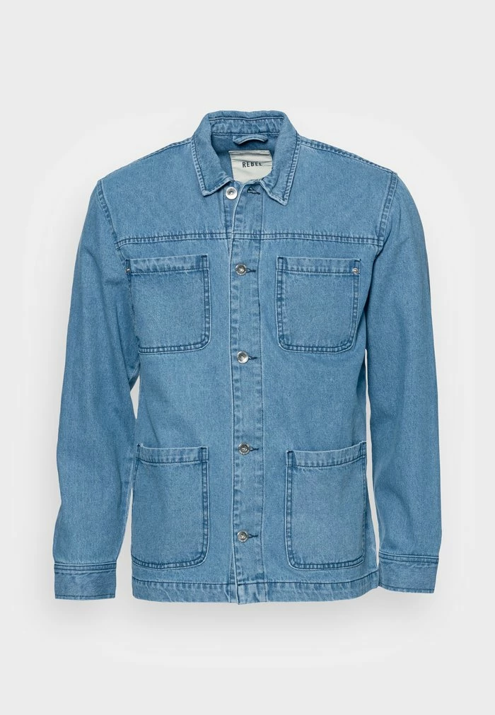RREDDIE JACKET UNISEX - Denim jacket - light blue
