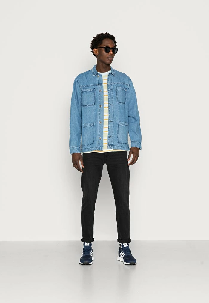 RREDDIE JACKET UNISEX - Denim jacket - light blue