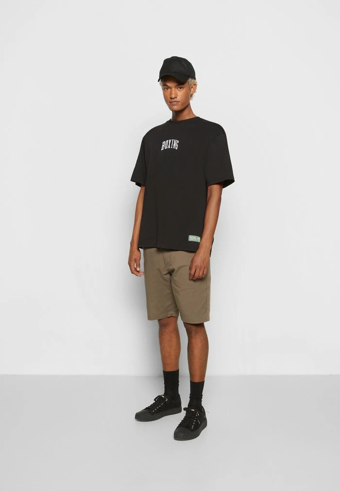 FOSTER TEE UNISEX - Print T-shirt - black