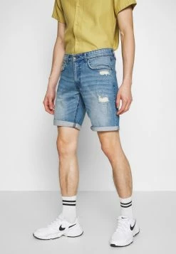 Redefined Rebel DESTROY - Denim Shorts - Soft Blue