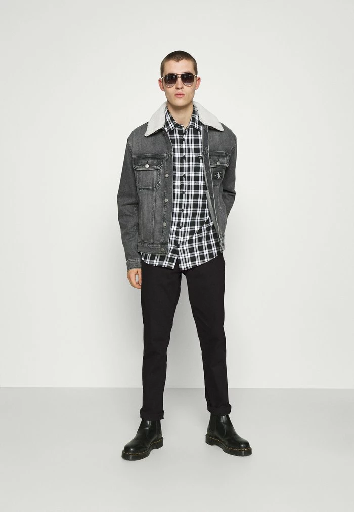 DETROIT - Straight leg jeans - deep black