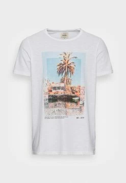 Redefined Rebel AMARI TEE - Print T-shirt - White