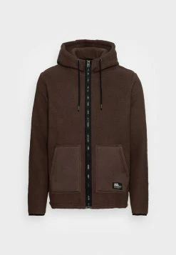 Redefined Rebel ELMER UNISEX - Fleece Jacket - Chocolate Brown