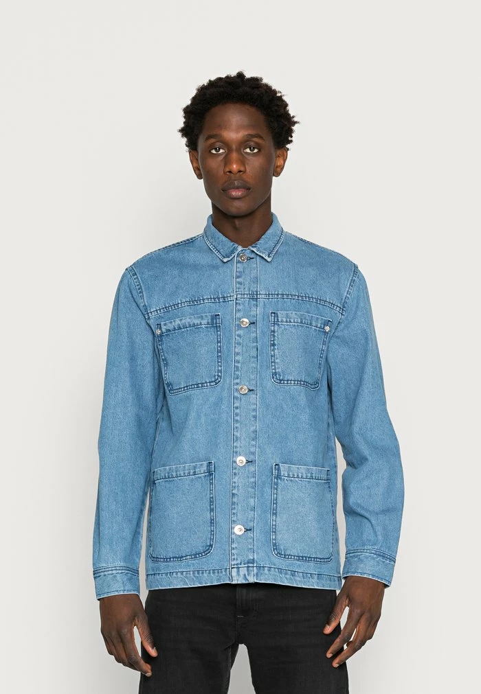 RREDDIE JACKET UNISEX - Denim jacket - light blue
