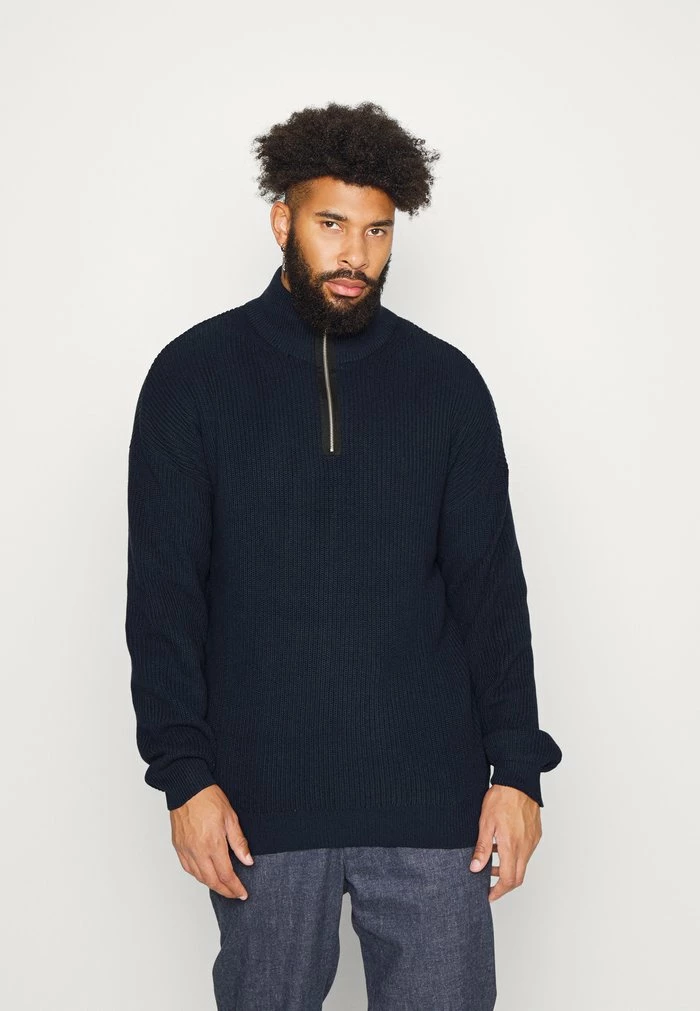 RRAXTON PLUS - Jumper - navy